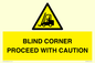 WV12433: BLIND CORNER PROCEED WITH CAUTION