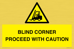 WV12433: BLIND CORNER PROCEED WITH CAUTION
