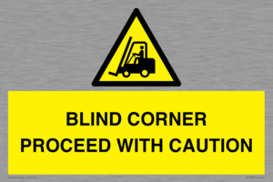 WV12433: BLIND CORNER PROCEED WITH CAUTION