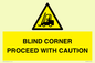 WV12433: BLIND CORNER PROCEED WITH CAUTION