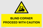 WV12433: BLIND CORNER PROCEED WITH CAUTION