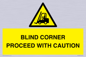 WV12433: BLIND CORNER PROCEED WITH CAUTION