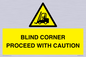 WV12433: BLIND CORNER PROCEED WITH CAUTION