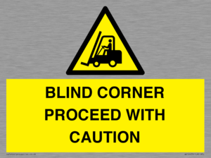 WV12433: BLIND CORNER PROCEED WITH CAUTION