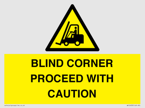 WV12433: BLIND CORNER PROCEED WITH CAUTION