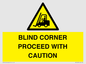 WV12433: BLIND CORNER PROCEED WITH CAUTION
