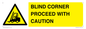 WV12433: BLIND CORNER PROCEED WITH CAUTION
