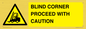 WV12433: BLIND CORNER PROCEED WITH CAUTION