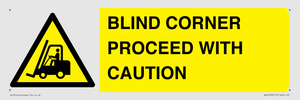 WV12433: BLIND CORNER PROCEED WITH CAUTION