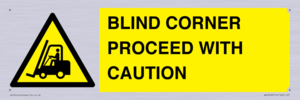 WV12433: BLIND CORNER PROCEED WITH CAUTION
