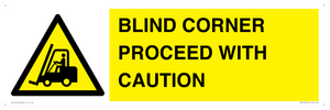 WV12433: BLIND CORNER PROCEED WITH CAUTION