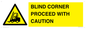 WV12433: BLIND CORNER PROCEED WITH CAUTION