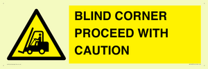 WV12433: BLIND CORNER PROCEED WITH CAUTION