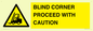 WV12433: BLIND CORNER PROCEED WITH CAUTION