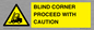 WV12433: BLIND CORNER PROCEED WITH CAUTION