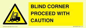 WV12433: BLIND CORNER PROCEED WITH CAUTION