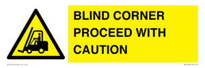 WV12433: BLIND CORNER PROCEED WITH CAUTION