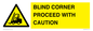 WV12433: BLIND CORNER PROCEED WITH CAUTION