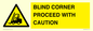 WV12433: BLIND CORNER PROCEED WITH CAUTION