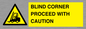 WV12433: BLIND CORNER PROCEED WITH CAUTION