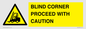 WV12433: BLIND CORNER PROCEED WITH CAUTION