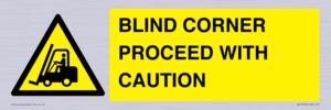 WV12433: BLIND CORNER PROCEED WITH CAUTION