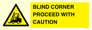 WV12433: BLIND CORNER PROCEED WITH CAUTION