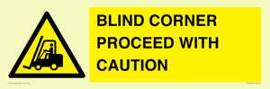 WV12433: BLIND CORNER PROCEED WITH CAUTION