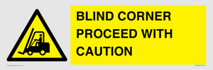 WV12433: BLIND CORNER PROCEED WITH CAUTION