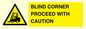 WV12433: BLIND CORNER PROCEED WITH CAUTION