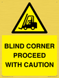 WV12433: BLIND CORNER PROCEED WITH CAUTION