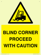 WV12433: BLIND CORNER PROCEED WITH CAUTION