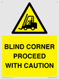 WV12433: BLIND CORNER PROCEED WITH CAUTION