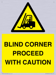 WV12433: BLIND CORNER PROCEED WITH CAUTION
