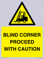 WV12433: BLIND CORNER PROCEED WITH CAUTION