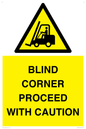 WV12433: BLIND CORNER PROCEED WITH CAUTION