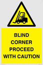 WV12433: BLIND CORNER PROCEED WITH CAUTION