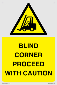 WV12433: BLIND CORNER PROCEED WITH CAUTION