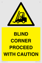 WV12433: BLIND CORNER PROCEED WITH CAUTION