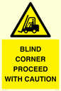 WV12433: BLIND CORNER PROCEED WITH CAUTION