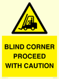 WV12433: BLIND CORNER PROCEED WITH CAUTION
