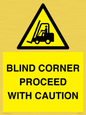 WV12433: BLIND CORNER PROCEED WITH CAUTION