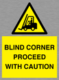 WV12433: BLIND CORNER PROCEED WITH CAUTION