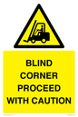WV12433: BLIND CORNER PROCEED WITH CAUTION