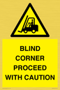 WV12433: BLIND CORNER PROCEED WITH CAUTION