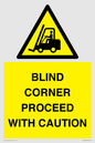 WV12433: BLIND CORNER PROCEED WITH CAUTION