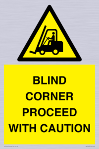 WV12433: BLIND CORNER PROCEED WITH CAUTION