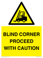 WV12433: BLIND CORNER PROCEED WITH CAUTION