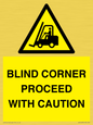 WV12433: BLIND CORNER PROCEED WITH CAUTION