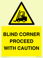 WV12433: BLIND CORNER PROCEED WITH CAUTION